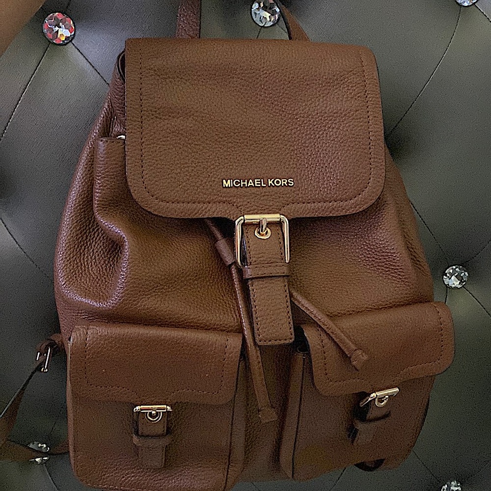 Leather Michael Kors Backpack